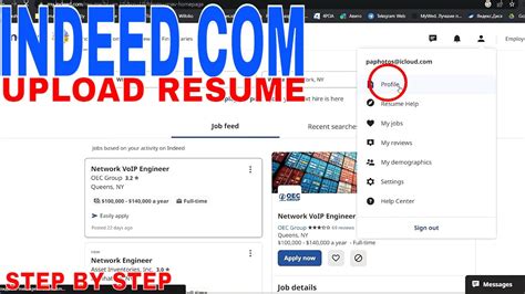 How To Upload Resume On Indeedcom 🔴 Youtube