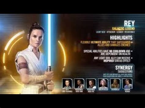 How To Easily Beat Tier 4 And 5 Of The Galactic Legend Rey Event