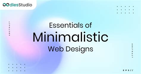 Essentials of a Minimalistic Web Design