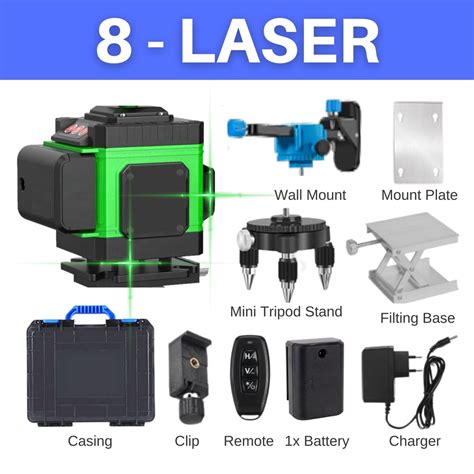 Prodiy Line D D Laser Level Light Self Leveling Rotary Cross