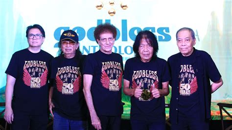 FOTO Merayakan 50 Tahun Berkarya God Bless Luncurkan Album Anthology