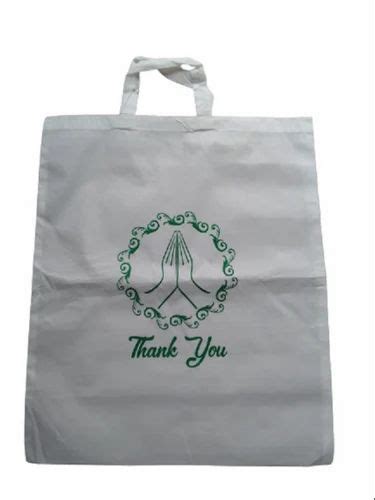 Roto Cloth Bag 60 GSM White For Shopping Capacity Up To 10 Kg At Rs