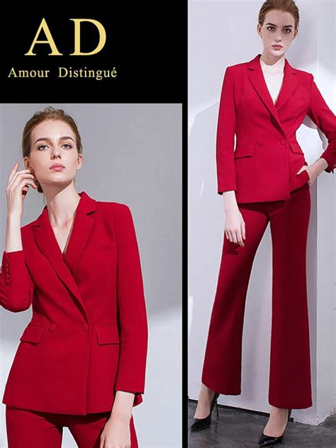 Conjunto De Trajes De Oficina Para Mujer Traje Profesional De Negocios