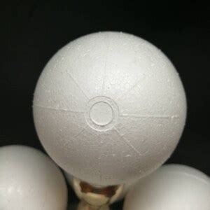 Marked Styrofoam Balls In Sets Of Six Premarked Polystyrene