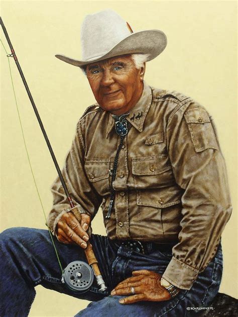 Curt Gowdy Fly Fishing Art Antique Fishing Lures Westerns