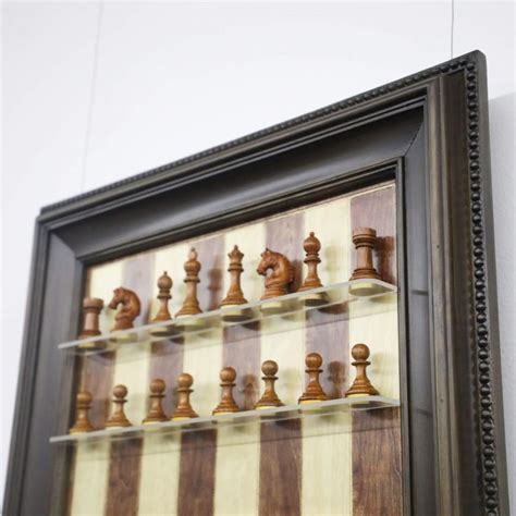 Superior Vertical Chess Board I Wall Mounted Chess Set Henry