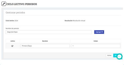 Ciclos Lectivos Configurar Per Odos Centro De Ayuda