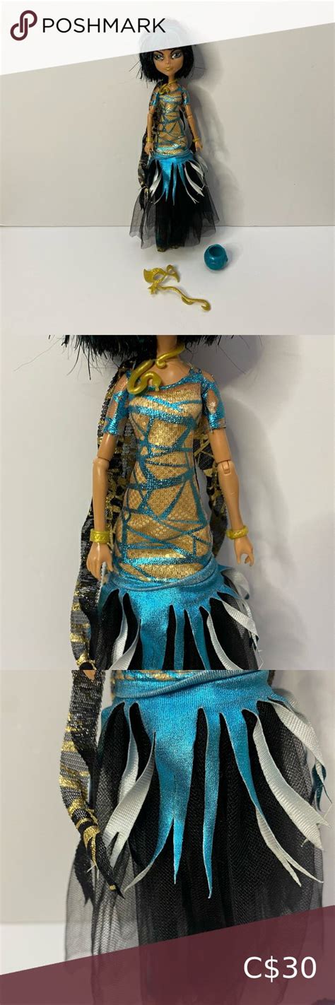 Monster High Mattel Ghouls Rule Cleo De Nile Barbie Doll Barbie Dolls