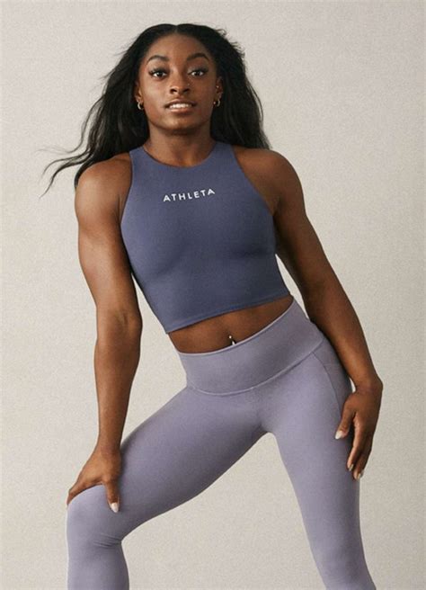 Simone Biles Poses With Mom Sister For Athleta Power Of We Campaign