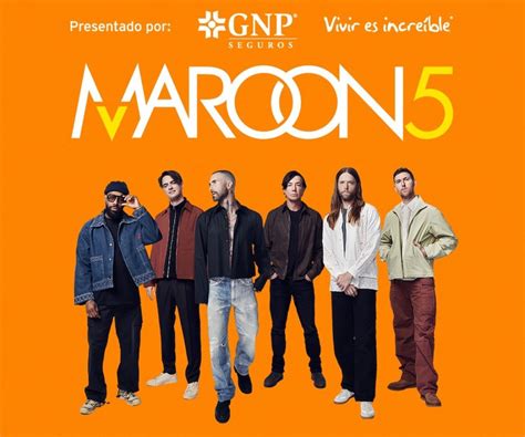 maroon  regresa  mexico  ofrecer dos shows checa toda la informacion