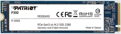 Patriot P300 256 GB Specs | TechPowerUp SSD Database