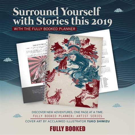 FULLY BOOKED tote bag/daily planner 2019 - Yuko Shimizu