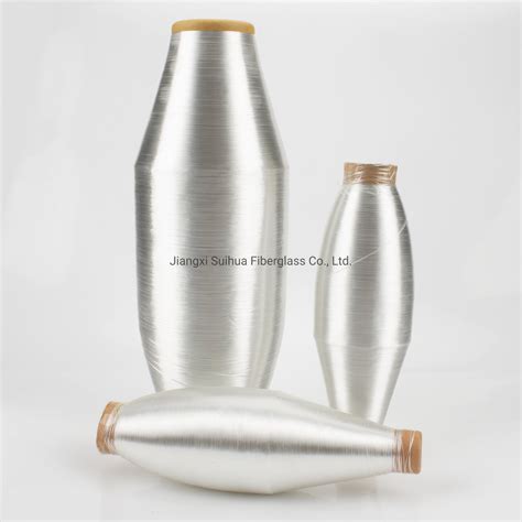 High Performance White Alkali Free G75 68 Tex E Glass Fiberglass Twist Yarn China Fiberglass