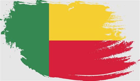 Bandeira Do Benin Textura Grunge 9169527 Vetor No Vecteezy