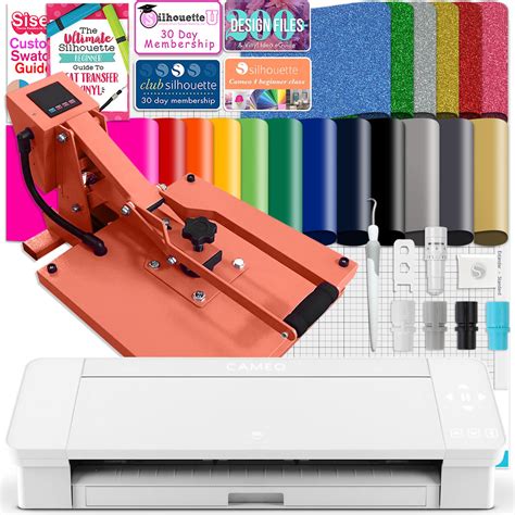 Silhouette Cameo 4 Bundles With Heat Press Swing Design