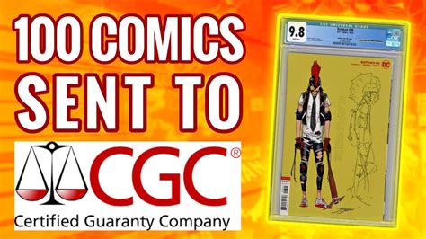 100 Comics CGC Submission Unboxing And Reveal YouTube