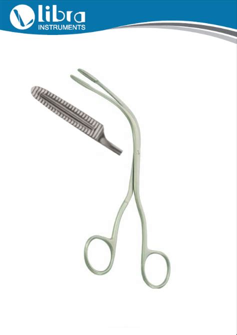 FRAENKEL Laryngeal Polypus Forceps 18 Cm 7 Length Libra Surgical