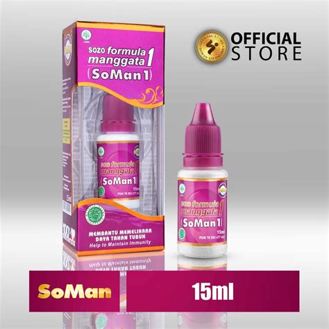 Jual Sozo Formula Manggata Jamu Tetes Soman 1 15ML Indonesia Shopee