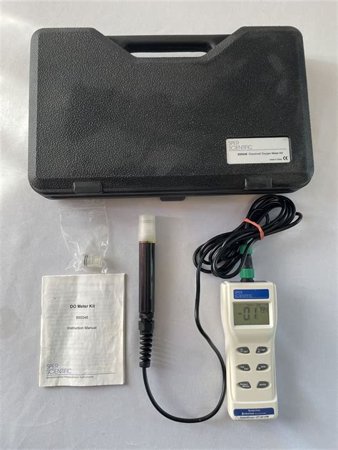 Sper Scientific 850048 DO Meter Dissolved Oxygen Meter With Hard Case