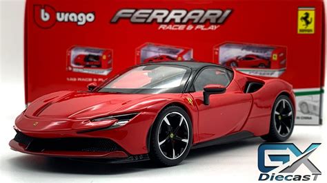 1 24 Bburago Ferrari SF90 Stradale Red YouTube