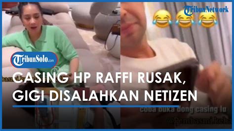 Penampakan Casing HP Raffi Ahmad Yang Rusak Bikin Nagita Slavina