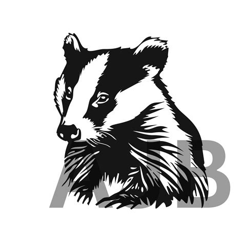 Badger Svg Badger Png Badger Dxf Badger Cricut File Badger T Shirt