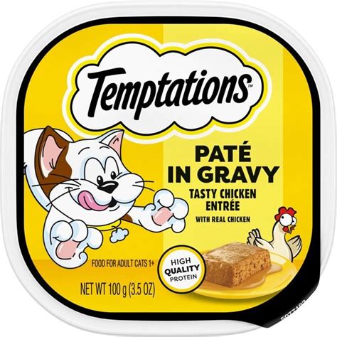 Temptations Tasty Chicken Flavor Pate In Gravy Wet Cat Food Oz