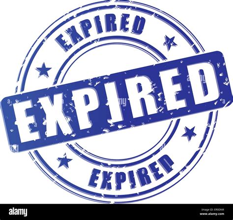 Expired Expiration Stock Vector Images Alamy