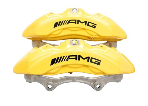 Genuine Amg Pot Brake Calipers Set With Pads For Mercedes Benz