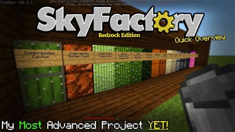 Skyfactory For The Bedrock Edition Of Minecraft Coming Soon Youtube