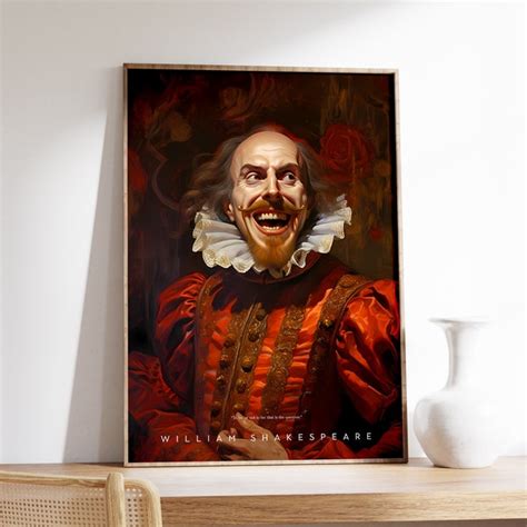 Shakespeare Poster Etsy