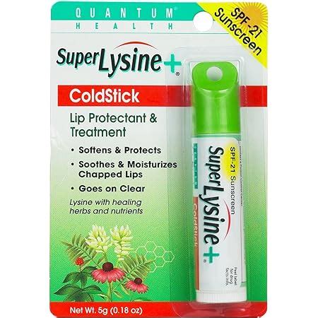 Amazon Quantum Super Lysine And Cold Stick Tube Lip Protector And