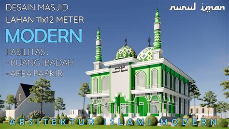 3d Visualizer Desain Masjid Modern Minimalis 2 Lantai Nbkomputer