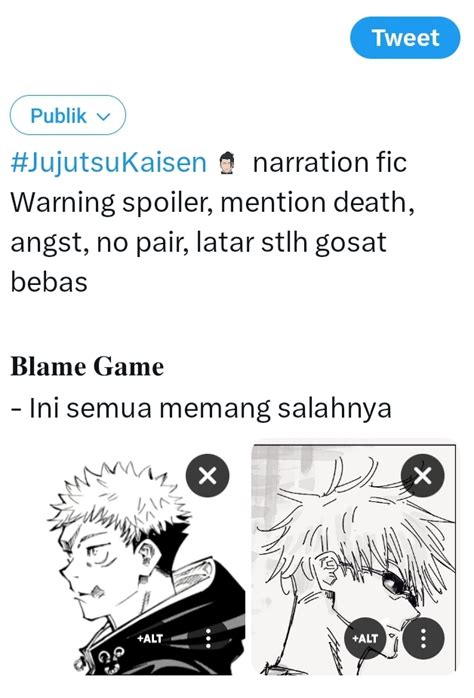 ON JUJUTSUFESS On Twitter Jjkhalu Warning Spoiler Apakah Ada Yg Mo