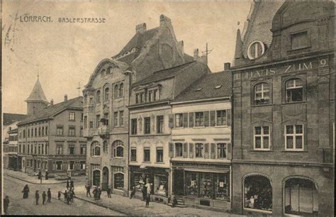 Postkarte Carte Postale 30783380 Loerrach Loerrach Baslerstrasse X