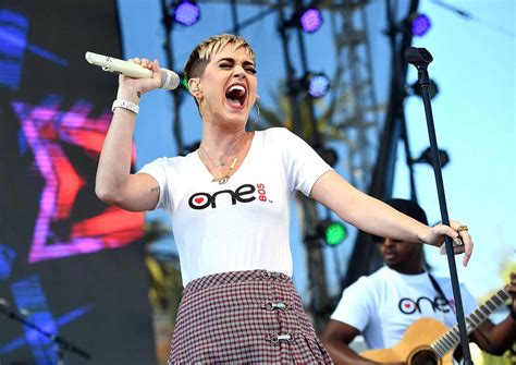 Katy Perry Delivers A Performance To Survivors California Mudslide