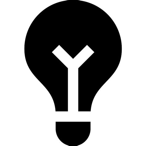 Light Bulb Idea Vector SVG Icon SVG Repo