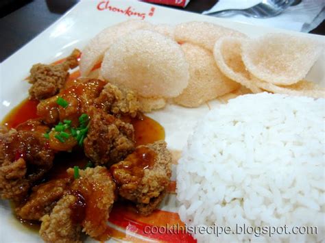 Cook This Recipe Chowking Orange Chicken