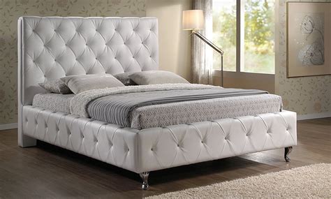 Tufted Upholstered Platform Bed Groupon Goods