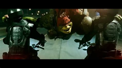 Raph Foot Clan Highway Chase Scene Teenage Mutant Ninja Turtles Out