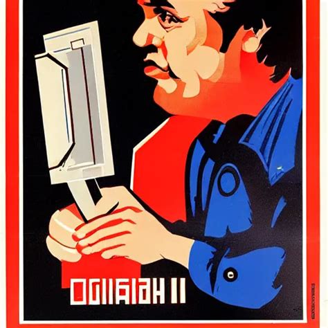 Soviet Poster Of Web Designer Stable Diffusion OpenArt