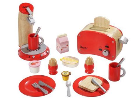 Howa Frühstücksset aus Holz 48562 Spielküche Frühstück set Kinder