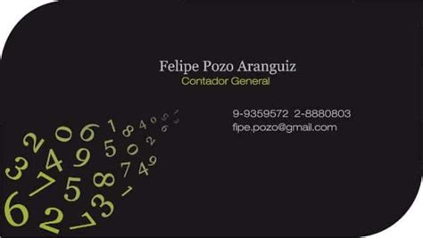 Ideas En Tarjetas De Presentacion Contadores Para