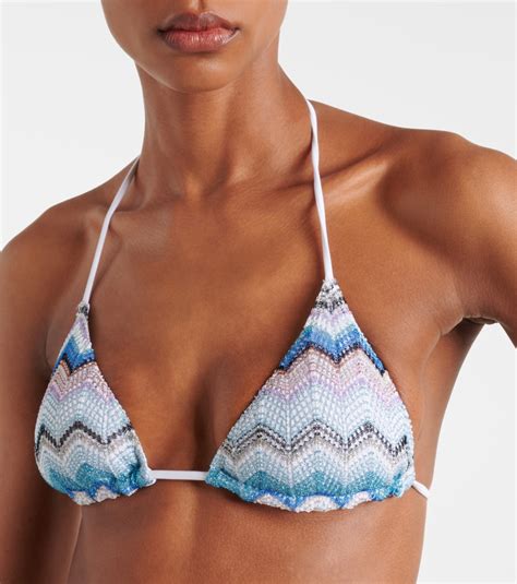 Zig Zag Bikini In Blue Missoni Mare Mytheresa