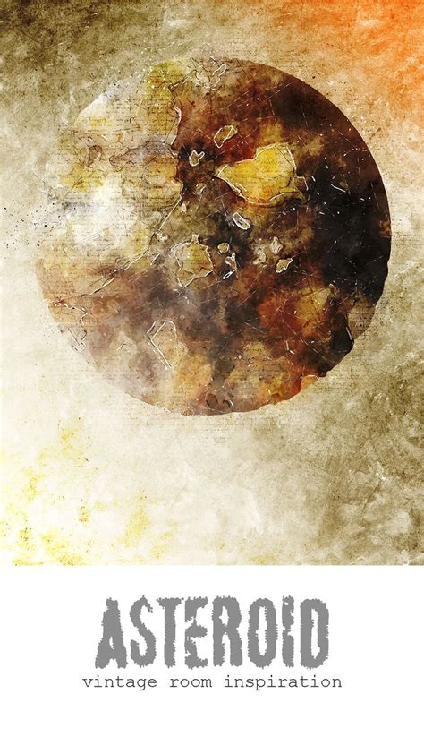 Asteroid Abstract Art