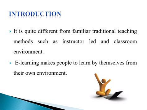 Introduction To E Learning R D Sivakumar Ppt