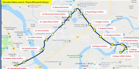 Connecting Thane, Bhiwandi, & Kalyan with Mumbai by Metro Line 5