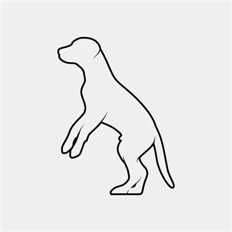 dog outline vector silhouette 11400759 Vector Art at Vecteezy