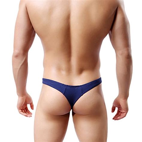 Men S Comfortable Modal Briefs G String Sexy Low Raise Bikini Thong Underwear Pack Of 6 Panty