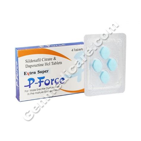 The Blue Pill Sildenafil Extra Super P Force Mg